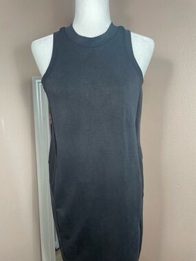 Classic Black Sleeveless Athletic weekend Tank Dress
